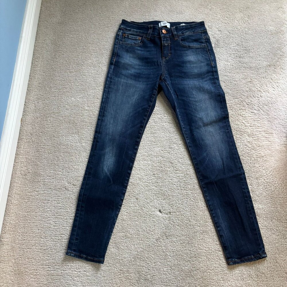 Closed "Baker" Skinny Jeans – Dark Wash Italian Denim – C91833